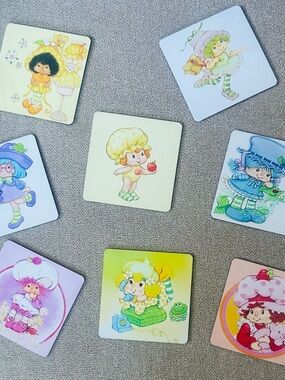 Strawberry Shortcake Magnet Set (8 Pack) – 3” Character Magnets